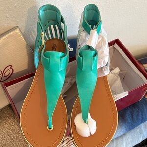 Breckelles Turquoise Sandals